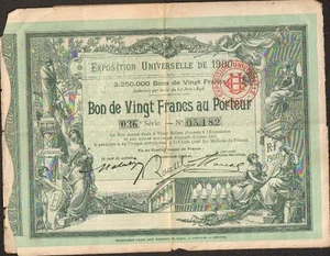 TOP DEKO => WELTAUSSTELLUNG UM 1900 (O) - Bild 1 von 1
