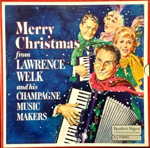 LAWRENCE WELK "MERRY CHRISTMAS FROM LAWRENCE WELK" 4 LP PREMIUM USED LP (NM/VG+) - Picture 1 of 1