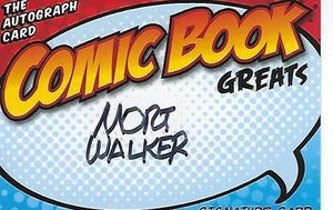 MORT WALKER SIGNED COMIC BOOK GREATS SIGNATURE CAED - BEETLE BAILEY - Picture 1 of 1