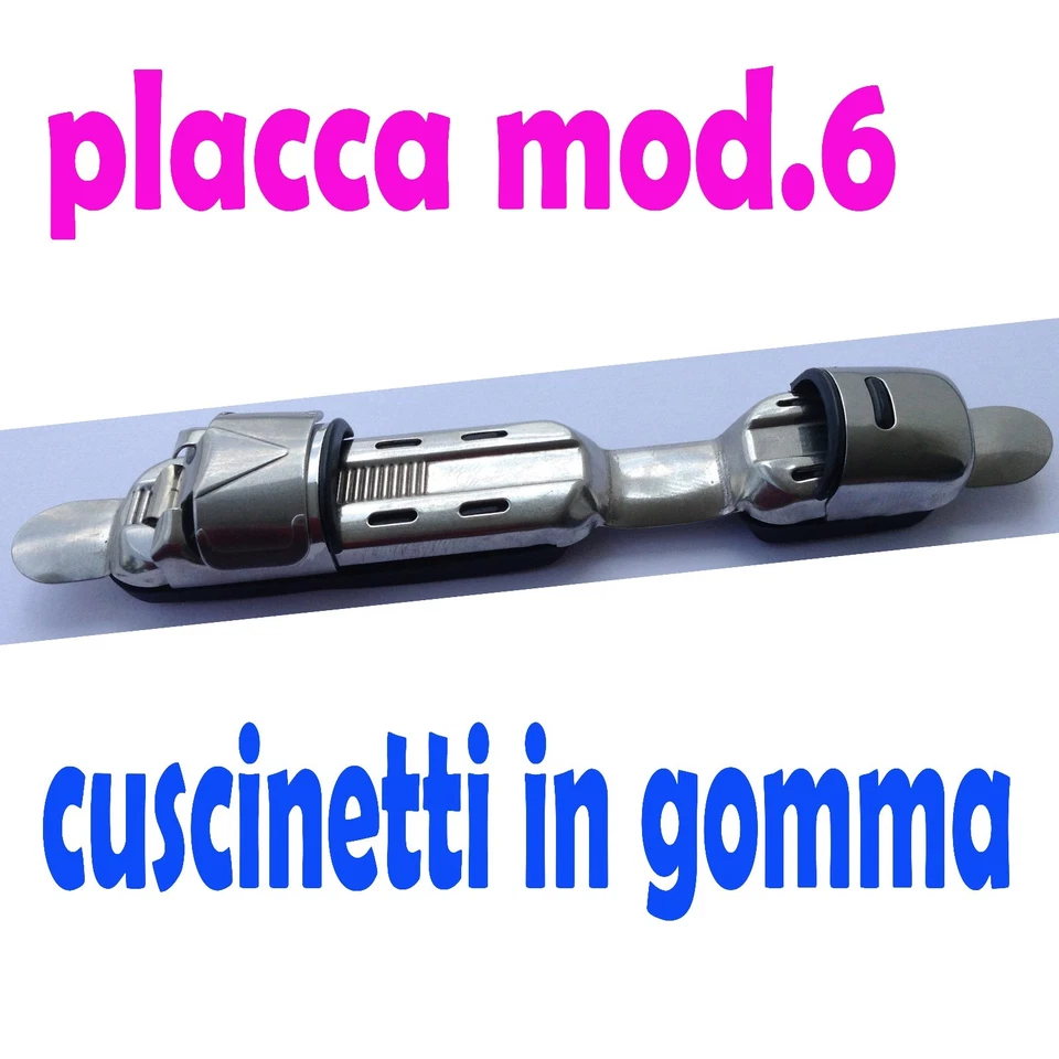 Placca Porta Mulinello Argento Per Canna Da Pesca Portamulinello Baionetta - Immagine 1 di 1