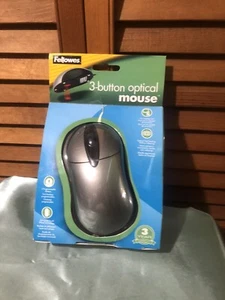 Fellowes 3 Button Optical Mouse 98903 New and Factory Sealed - Picture 1 of 8