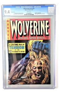 Wolverine #55B CGC 9.4 Land Variant 2007 Sabretooth Battle Marvel Comics Key - Imagen 1 de 3