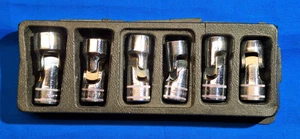 Snap-On 206FSUMA 6 pc 3/8" Drive 6-Point Metric Shallow Flex Socket set - Bild 1 von 10