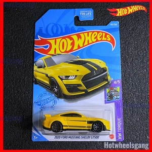 Hot Wheels 2020 Ford Mustang Shelby GT500 Yellow 2020 Hotwheel Muscles Hotwheels - Picture 1 of 7