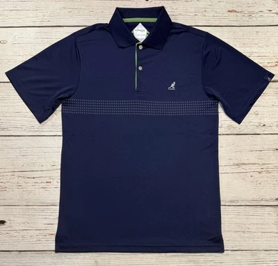 Camisa de golf KANGOL azul marino Samuel L. Jackson para hombre talla S Foto 1 de 4