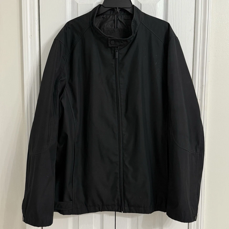 Vintage Structure Jacket Classic Harrington 2x Work Men’s 90s Black - Image 1 of 4
