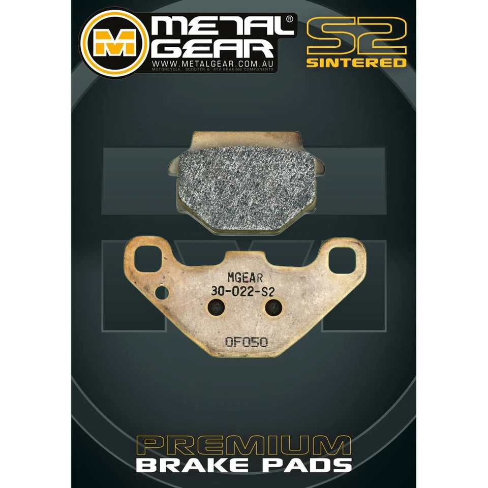 Brake Pads Sintered S2 Front Left for KAWASAKI KLR 250 1995 1996 1997 1998 1999 — 第 1/1 张图片