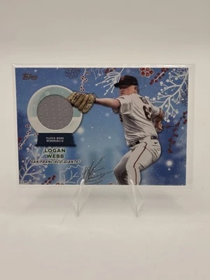 Logan Webb 2023 Topps Holiday Relic #RC-LW San Francisco Giants (MEM) - Image 1 of 2