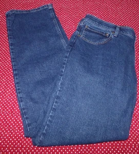 WRANGLER MENS SIZE 36X32 REGULAR FIT BOOTCUT BLUE JEANS COMFORT WAIST BAND - Picture 1 of 4