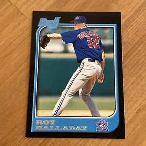 1997 Bowman Roy Halladay Rookie Card #308 RC Phillies HOF Cy Young Blue Jays