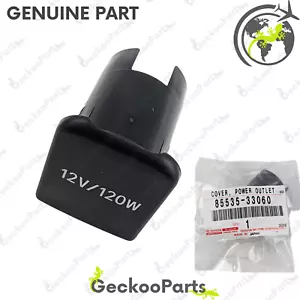 TOYOTA GENUINE OEM CIG LIGHTER AC POWER OUTLET SOCKET COVER PLUG CAP 85535-33060 - Picture 1 of 15