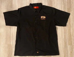 Sturgis VTG Dickies 3XL Full Throttle Saloon Work Short Sleeve Biker Shirt - Picture 1 of 6