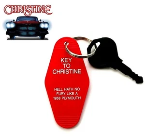 "KEY TO CHRISTINE"" película de terror ETIQUETA CLAVE DE UTILERÍA Stephen King hot rod NUEVO - Imagen 1 de 1