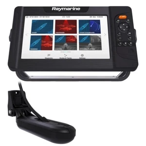 Raymarine Element 9 HV Color GPS Chartplotter Fishfinder con trasduttore HV-100 - Foto 1 di 3