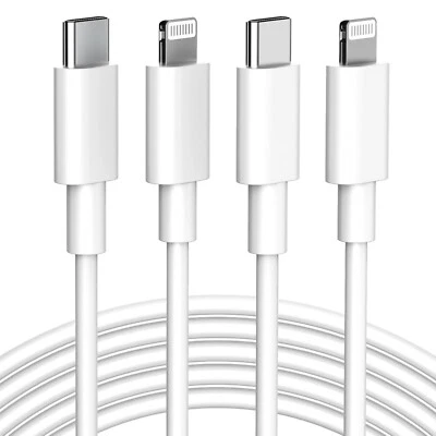 Onn 6.6FT USB-C to 8 Pin Connector Charging Cable for Apple White  Fast Charger - Image 1 of 4