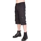 Black Pistol Gothic Goth Punk Kurze Hose - Chain Shorts Short Pants Ketten