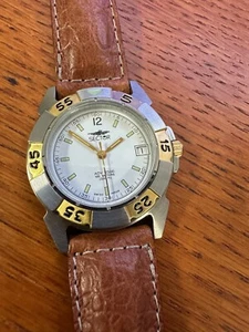 Sector Women’s No Limits Quartz Watch Swiss Made Date Brown Leather Strap - Picture 1 of 5