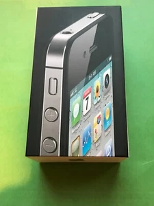 OEM Apple iPhone 4S 16 Go NOIR boîte vide, autocollants, documents belle boîte OEM - Photo 1 sur 15