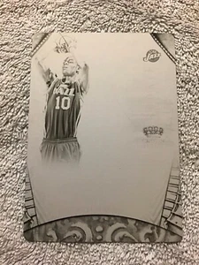 2012-13 Preferred ALEC BURKS Rookie Silhouettes  Black Press Plate 1/1 Utah Jazz - Picture 1 of 4