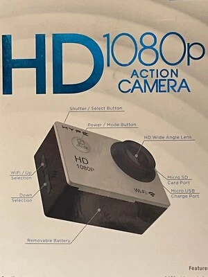 SJ9000 Wifi 4K Ultra HD Sport Action Camera DVR DV Waterproof Camcorder - Image 1 of 4