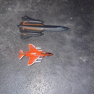 Micro Machines Blackwing And F4 Phantom II Mini Orange White AF 17 Fighter Jet - Picture 1 of 4