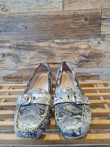 VANS Scarpa Van Dal Seymour II donna grigia stampa animalier dettaglio fibbia UK 8 D