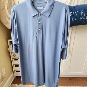 Polo de golf Eddie Bauer rendimiento para hombre azul claro talla M - Imagen 1 de 6