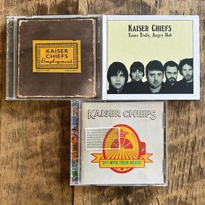 KAISER CHIEFS 3 CD Lot Yours Truly Angry Mob Off With Their Heads Employment EX - Picture 1 of 2