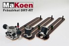 Fräszirkel Kreisschneider Makita DRT50Z RT0700 Führungshilfe Oberfräse mm-Skala