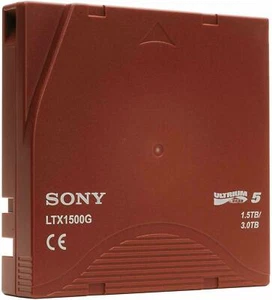 Sony LTX1500G LTO Ultrium - 5 1.5TB / 3TB Data Tape Cartridge - Picture 1 of 1