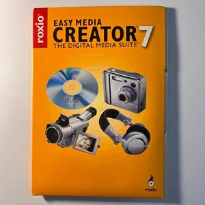 Roxio Easy Media Creator 7 with Key 2 CDs Digital Media Suite Complete - Picture 1 of 4
