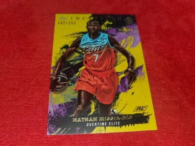 TOPPS INCEPTION OTE OVERTIME #64 NATHAN MISSIA DIO RC YELLOW #`d 142/150 - Image 1 of 2