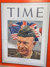 Time Magazine January 1, 1945-General Eisenhower-Man of the Year WWII