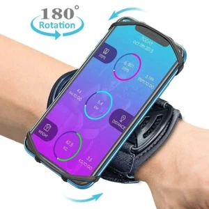 Sport Running Armband Phone Raglan Sleeve Pouch Arm Strap Wristband Holder - Picture 1 of 10