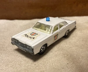 Vintage Matchbox Lesney No. 55/73 Diecast Mercury Police Car - England - Picture 1 of 10