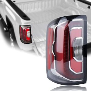LED Left Driver Tail Lights Fit For 2016-2018 GMC Sierra Rear Brake Tail Lamps