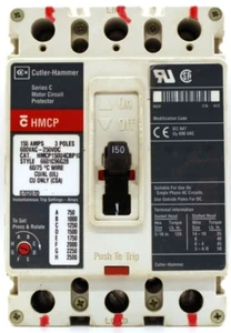 CUTLER-HAMMER HMCP CIRCUITO PROT. SERIE C HMCP150U4CBP10 150 AMPERIOS 3 POLOS - ¡OFERTA! - Imagen 1 de 8
