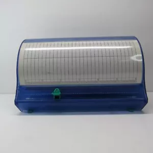 Levenger Blue Selector CD DVD Blu Ray 60 Disc Organizer Holder Blank Label Card - Picture 1 of 17