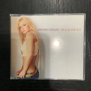 BRITNEY SPEARS-I'M A SLAVE 4 U-2001 JIVE RECORDS SINGLE CD-4 TRACKS-ENGLAND-RARE - Picture 1 of 3