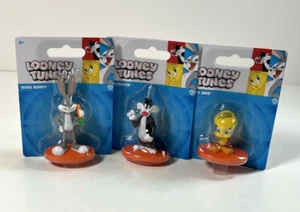 Mini figura de Looney Tunes. Bugs Bunny, Silvestre, Piolín (¡Juego completo de 3!) - Imagen 1 de 6