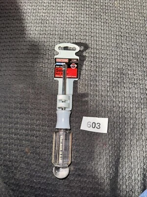 Sears Craftsman USA Nos 5mm Metric Nut Driver 41981  H Series Clear Handle Rare - Image 1 of 4