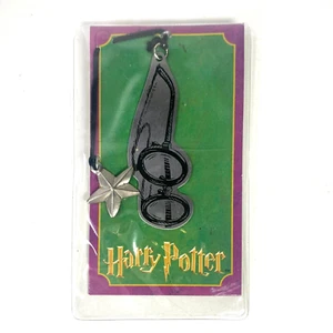 NUEVO Marcador Coleccionable de Metal Vintage 2001 Scholastic HARRY POTTER EYE GLASSES - Imagen 1 de 4