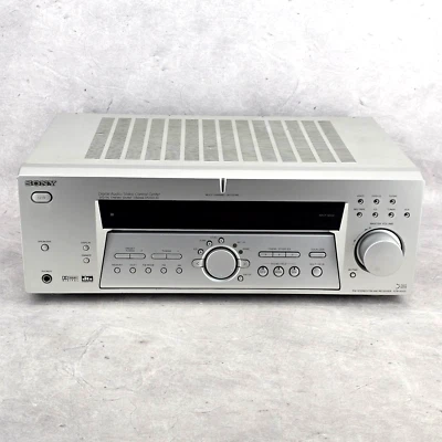 Vintage Sony Stereo FM-AM Receiver STR-K502 Silver Tested Works - Image 1 of 4