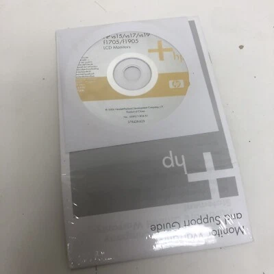 HP VS15 VS17 VS19 F1705 F1905 LCD Monitors - Warranty and Support Guide NEW - Image 1 of 2