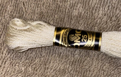 Vintage Mouline Special DMC 25 Embroidery Floss Ecru Made in France - Image 1 of 4