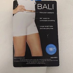 NOS Bali Women's Comfort Shape Light Control Boxer Tones Tummy Smoothes Rear - Picture 1 of 5