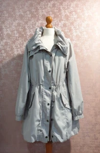Papaya Classic Gr. Medium 12/14 beige braun mittellanger Mantel mit Kapuze - Bild 1 von 9