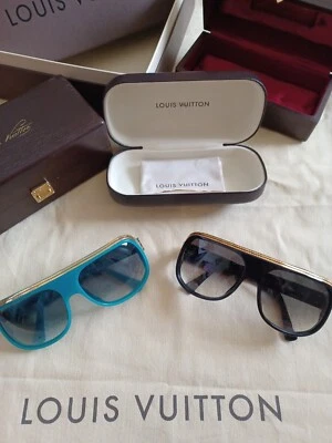 Gafas de sol Louis Vuitton Pharrell Williams Nigo negras verdes millonarias  Foto 1 de 4