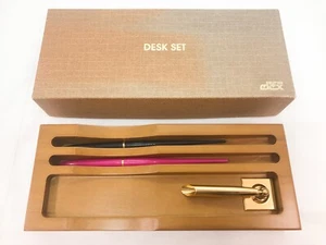 Pen Stand JAPAN: Desk Set, Wood, Ballpoint pen holder - Picture 1 of 24