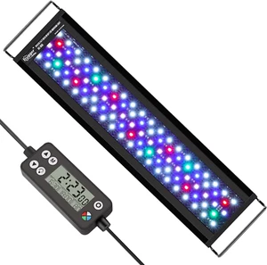 hygger Luce LED per Acquario,Luce per Acquario a Spettro Completo con Monitor LC - Foto 1 di 12